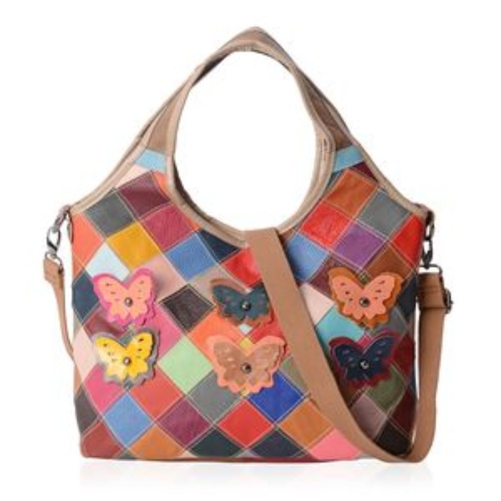 Chaos by Elsie Genuine Leather Hobo Bag